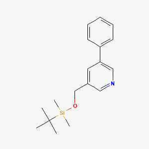 3-(((tert-Butyldimethylsilyl)oxy)methyl)-5-phenylpyridine