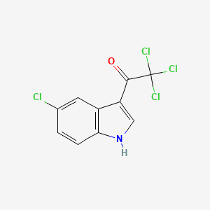 2,2,2-Trichloro-1-(5-chloro-1H-indol-3-yl)ethanone