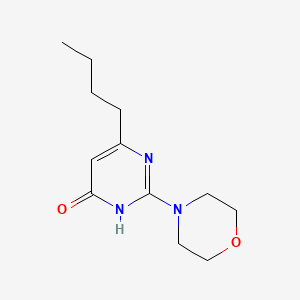 molecular formula C12H19N3O2 B1183162 6-butyl-2-(4-morpholinyl)-4(3H)-pyrimidinone 