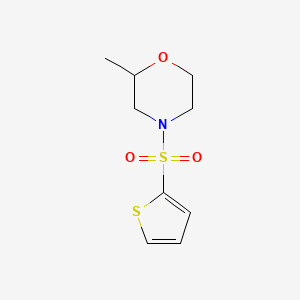 molecular formula C9H13NO3S2 B1183164 2-Methyl-4-(2-thienylsulfonyl)morpholine 