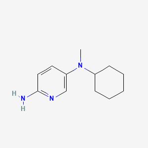 molecular formula C12H19N3 B1183185 N-(6-amino-3-pyridinyl)-N-cyclohexyl-N-methylamine 