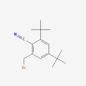 molecular formula C16H22BrN B1183187 2-(Bromomethyl)-4,6-ditert-butylbenzonitrile 