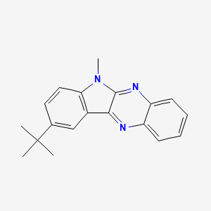 molecular formula C19H19N3 B1183189 9-tert-butyl-6-methyl-6H-indolo[2,3-b]quinoxaline 
