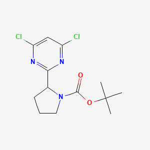 tert-Butyl 2-(4,6-dichloropyrimidin-2-yl)pyrrolidine-1-carboxylate