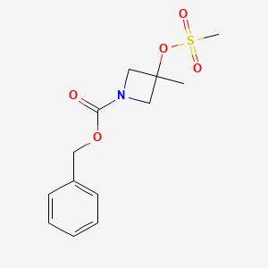 Benzyl 3-methyl-3-((methylsulfonyl)oxy)azetidine-1-carboxylate