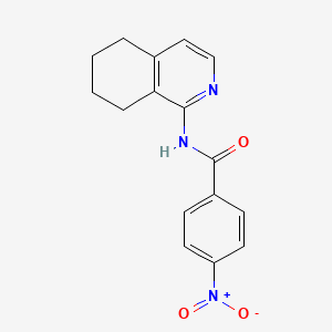 Benzamide, 4-nitro-N-(5,6,7,8-tetrahydro-1-isoquinolinyl)-