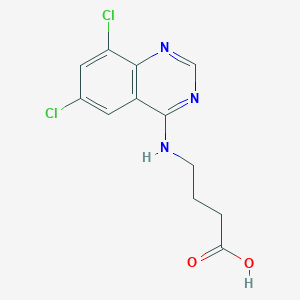 4-((6,8-Dichloroquinazolin-4-yl)amino)butanoic acid