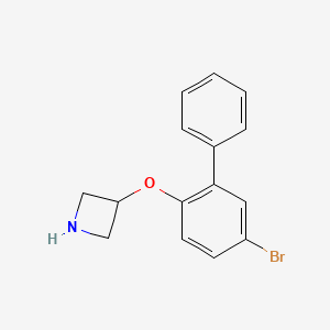 3-((5-Bromo-[1,1'-biphenyl]-2-yl)oxy)azetidine