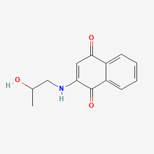 molecular formula C13H13NO3 B1183229 2-[(2-Hydroxypropyl)amino]naphthoquinone 
