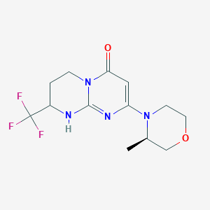 8-((R)-3-methylmorpholino)-2-(trifluoromethyl)-3,4-dihydro-1H-pyrimido[1,2-a]pyrimidin-6(2H)-one