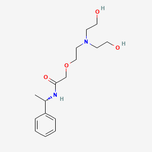 (S)-2-(2-(bis(2-hydroxyethyl)amino)ethoxy)-N-(1-phenylethyl)acetamide