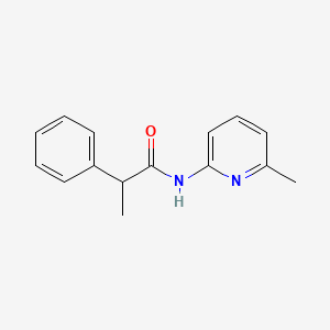 molecular formula C15H16N2O B1183239 N-(6-methylpyridin-2-yl)-2-phenylpropanamide 