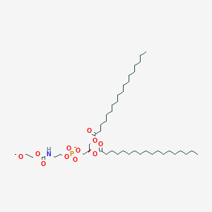 [(2R)-2,3-di(octadecanoyloxy)propyl] 2-(2-methoxyethoxycarbonylamino)ethyl phosphate