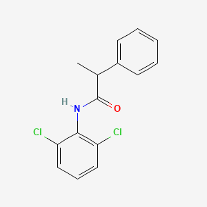 molecular formula C15H13Cl2NO B1183248 N-(2,6-dichlorophenyl)-2-phenylpropanamide 