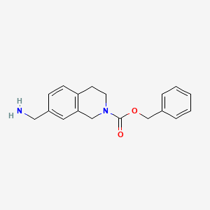 Benzyl 7-(aminomethyl)-3,4-dihydroisoquinoline-2(1H)-carboxylate