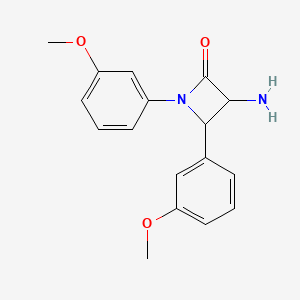 3-Amino-1,4-bis(3-methoxyphenyl)azetidin-2-one