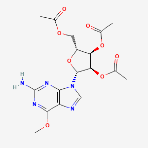 Guanosine, 6-O-methyl-, 2',3',5'-triacetate