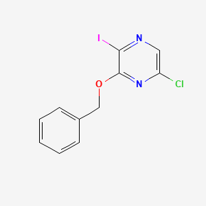 3-(Benzyloxy)-5-chloro-2-iodopyrazine