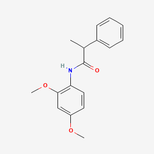 molecular formula C17H19NO3 B1183256 N-(2,4-dimethoxyphenyl)-2-phenylpropanamide 
