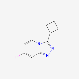 3-Cyclobutyl-7-iodo-[1,2,4]triazolo[4,3-a]pyridine