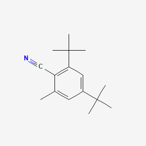 molecular formula C16H23N B1183263 2,4-Ditert-butyl-6-methylbenzonitrile 