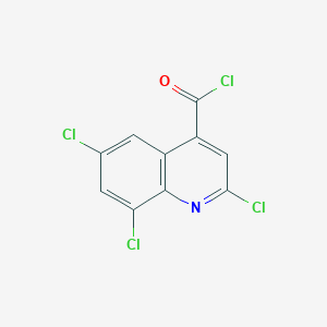 2,6,8-Trichloroquinoline-4-carbonyl chloride