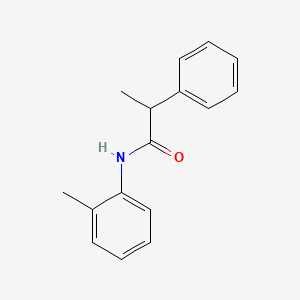 molecular formula C16H17NO B1183270 N-(2-methylphenyl)-2-phenylpropanamide 