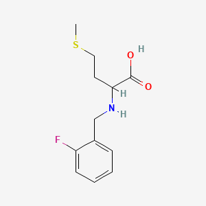 molecular formula C12H16FNO2S B1183289 N-(2-fluorobenzyl)methionine 
