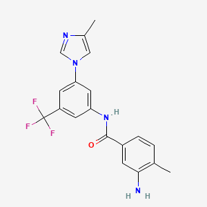 3-Amino-4-methyl-N-(3-(4-methyl-1H-imidazol-1-yl)-5-(trifluoromethyl)phenyl)benzamide