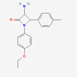 3-Amino-1-(4-ethoxyphenyl)-4-(p-tolyl)azetidin-2-one