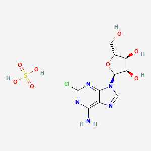 (2S,3R,4S,5R)-2-(6-Amino-2-chloro-9H-purin-9-yl)-5-(hydroxymethyl)tetrahydrofuran-3,4-diol sulfate