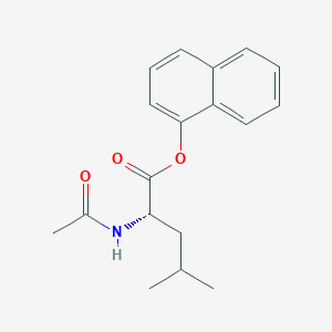 (S)-Naphthalen-1-yl 2-acetamido-4-methylpentanoate