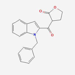 3-(1-Benzylindole-2-carbonyl)oxolan-2-one