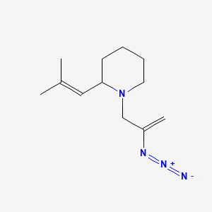 1-(2-Azidoprop-2-en-1-yl)-2-(2-methylprop-1-en-1-yl)piperidine