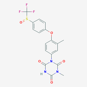 molecular formula C18H14F3N3O5S B118331 妥曲珠利氧化物 CAS No. 69004-15-5