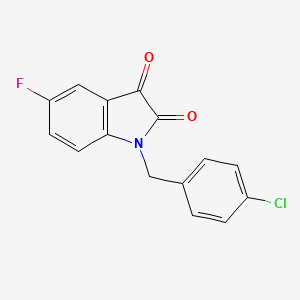 1-(4-chlorobenzyl)-5-fluoro-1H-indole-2,3-dione