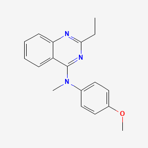 4-Quinazolinamine, 2-ethyl-N-(4-methoxyphenyl)-N-methyl-