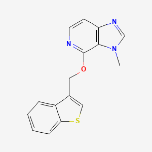 4-[(1-Benzothiophen-3-yl)methoxy]-3-methyl-3H-imidazo[4,5-c]pyridine