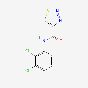 molecular formula C9H5Cl2N3OS B1183325 N-(2,3-dichlorophenyl)-1,2,3-thiadiazole-4-carboxamide 