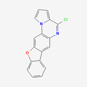 4-Chloro(1)benzofuro(3,2-g)pyrrolo(1,2-a)quinoxaline