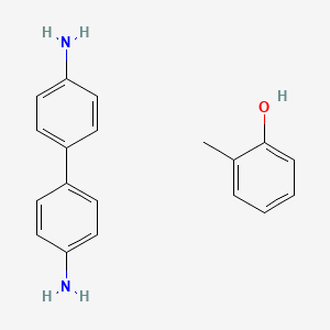 4-(4-Aminophenyl)aniline;2-methylphenol