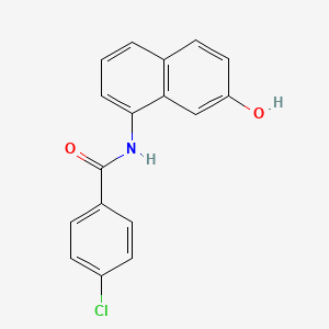 4-Chloro-N-(7-hydroxynaphthalen-1-yl)benzamide