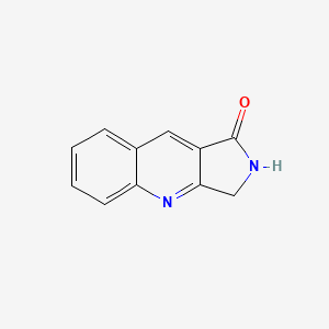 molecular formula C11H8N2O B1183339 2,3-dihydro-1H-pyrrolo[3,4-b]quinolin-1-one 