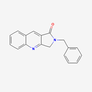 molecular formula C18H14N2O B1183340 2-benzyl-2,3-dihydro-1H-pyrrolo[3,4-b]quinolin-1-one 