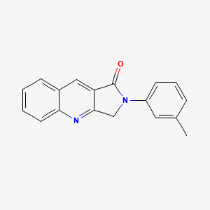 2-(3-methylphenyl)-2,3-dihydro-1H-pyrrolo[3,4-b]quinolin-1-one