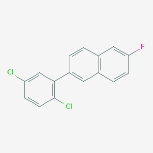 2-(2,5-Dichlorophenyl)-6-fluoronaphthalene