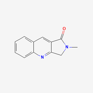 molecular formula C12H10N2O B1183344 2-methyl-2,3-dihydro-1H-pyrrolo[3,4-b]quinolin-1-one 