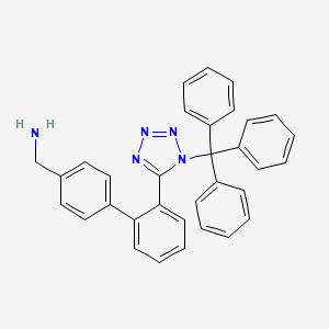 [4-[2-(1-Trityltetrazol-5-yl)phenyl]phenyl]methanamine