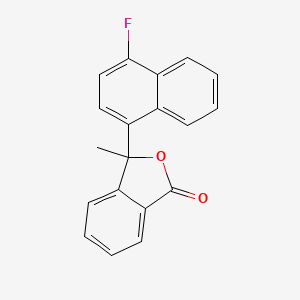 3-(4-Fluoronaphthalen-1-yl)-3-methyl-2-benzofuran-1(3h)-one