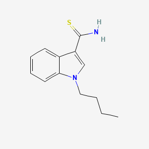 molecular formula C13H16N2S B1183348 1-butyl-1H-indole-3-carbothioamide 